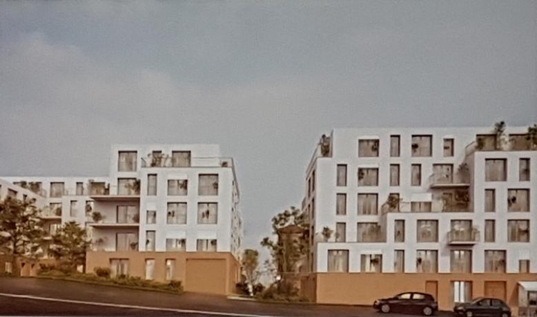 4.Vue Façade Projet Immobilier sur Bd Jardy - Traversée vers rue Garrel